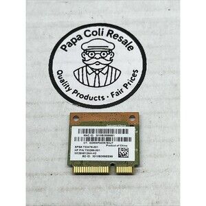 HP Laptop WiFi Card 733268-001 WCBN612AH-H2 802.11n Bluetooth Mini PCIe